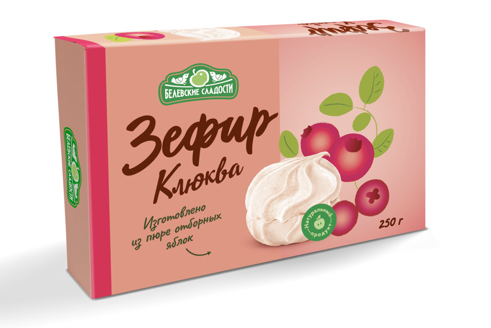  Зефир белевский "Клюква" 250г в Усинске