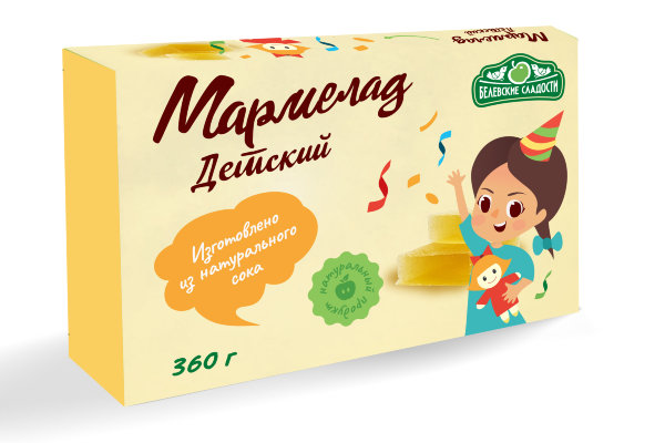 №2 Мармелад  "Детский" белевский 360г   в Усинске