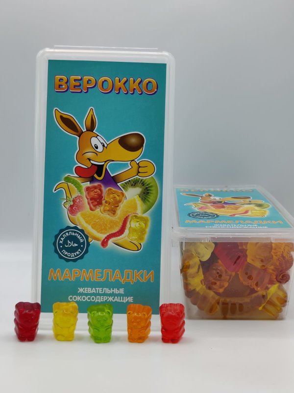 №2 Жевательный мармелад Мишки фруктовые, 250г   в Усинске